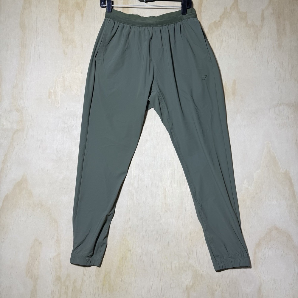 Gymshark‎ Training Jogger Pants Mens Large Green Athletic Gym Workout Sweatpants